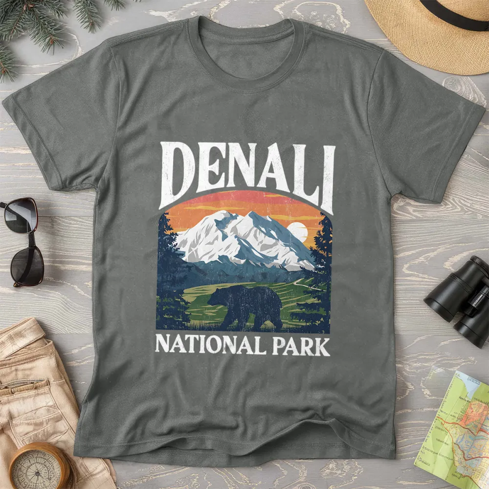 Comfortable Color Letter T-Shirts