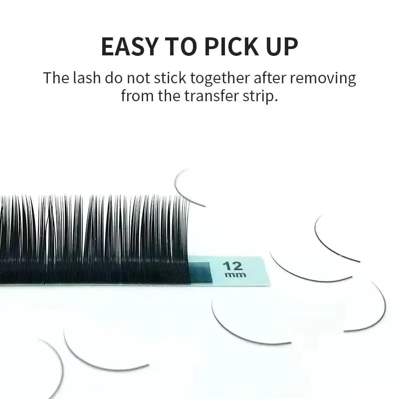 Fashionable Professional Multi-Size Black False Eyelashes