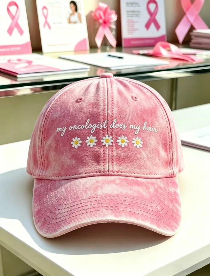Women'S Casual Breast Cancer Awareness Printing Hat