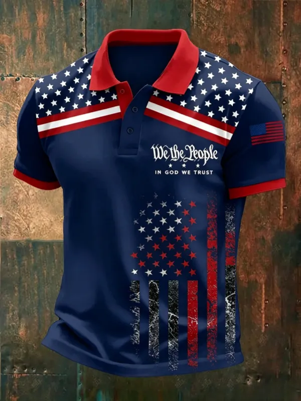 Men's 250th Anniversary Printed Polo Shirt