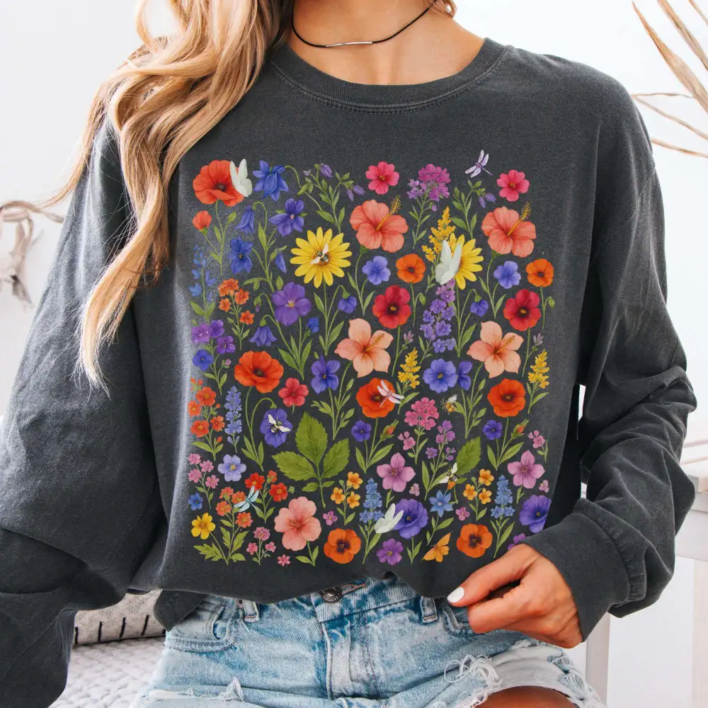 Wildflowers Long Sleeve Shirt