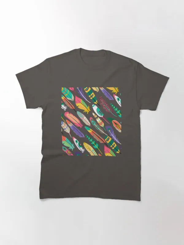 leaves pattern with ginko leaves Classic T-Shirt