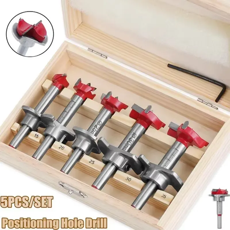 5 Pcs Positioning Hole Drill Kit
