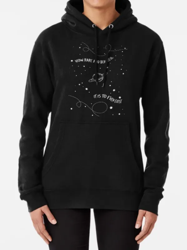 Nebula and Planet Graphic Hoodie