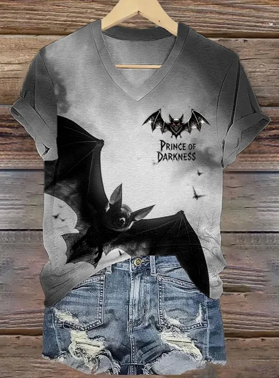 Women'S Prince Of Darkness Printed Casual T-Shirt