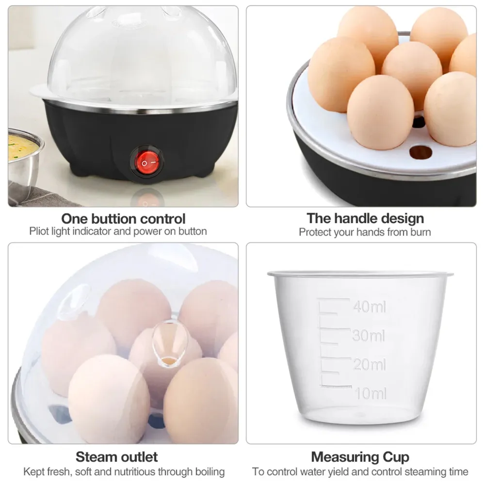 SelIntegrated Steaming And Boiling Multi-Functional Egg Cooker