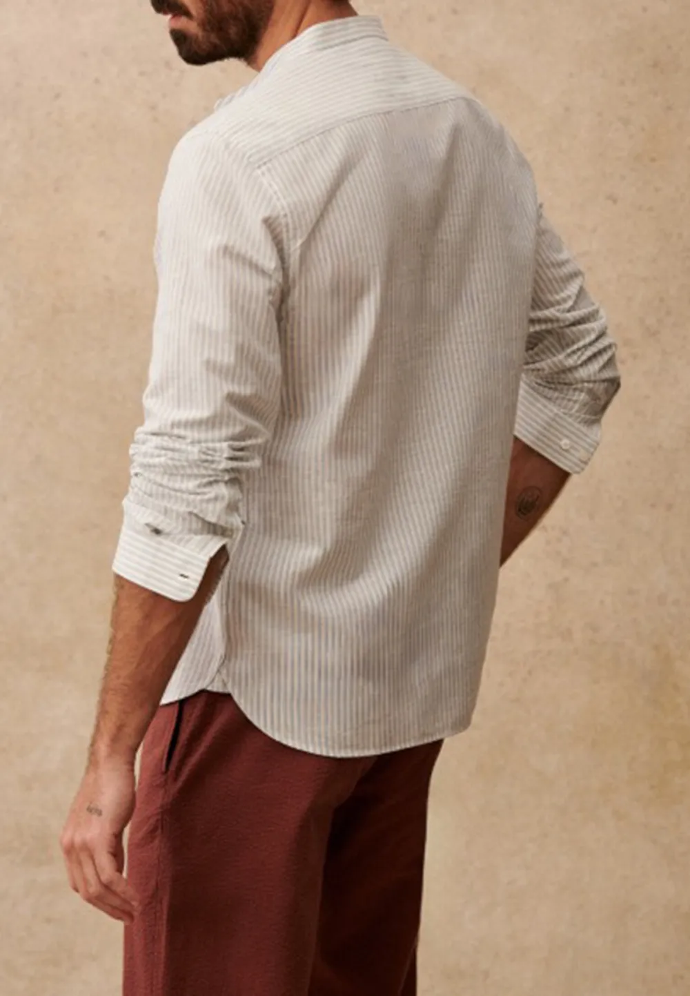  Mandarin Collar Shirt