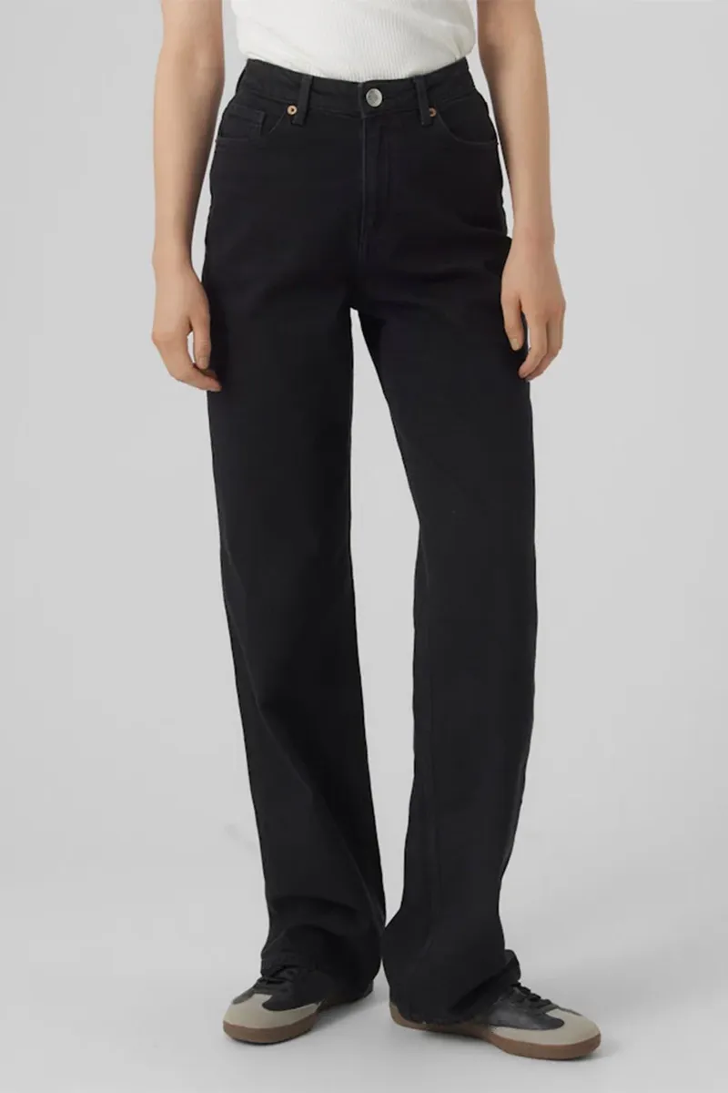 Fashion High Rise Wide Leg Jeans