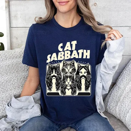 Sabbath Funny Cat Unisex Shirt