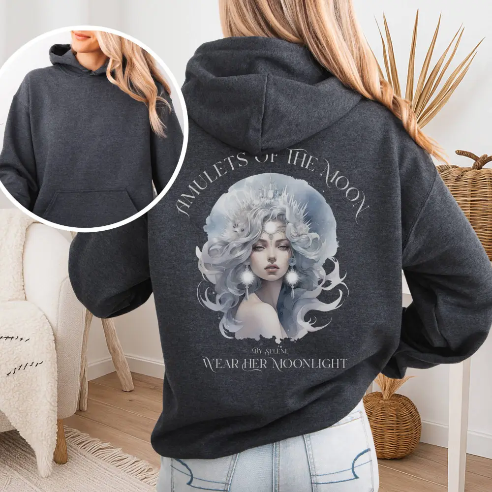 Moon Print Hoodie
