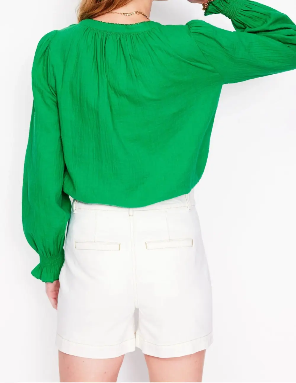 Evie Double Cloth Top