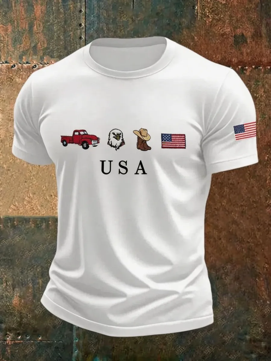 U.S. 250th Anniversary Print Men's T-Shirt