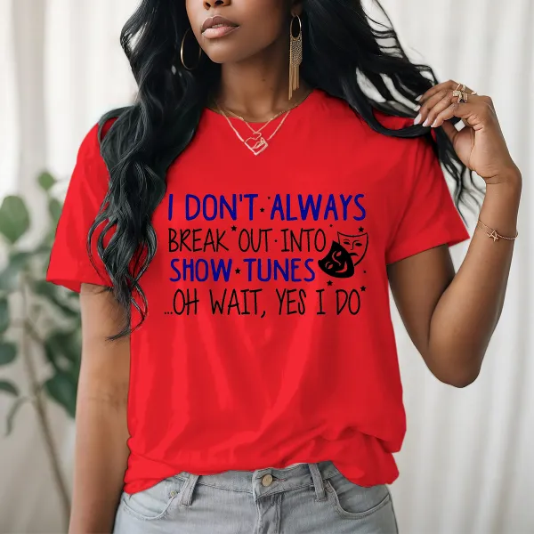 Women's Irregular-lettered