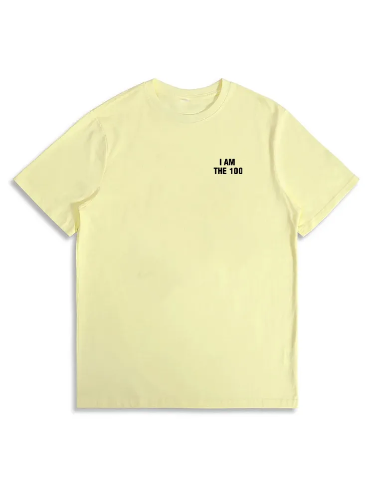 I Am The 100 Black Tee