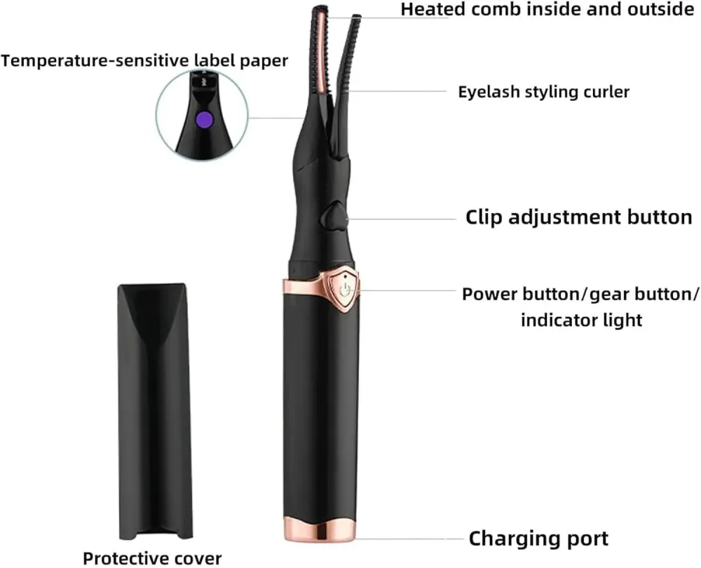 Mini Electric Ladies' Heated Eyelash Curler