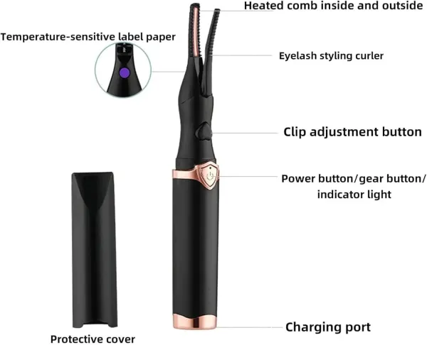 Mini Electric Ladies' Heated Eyelash Curler