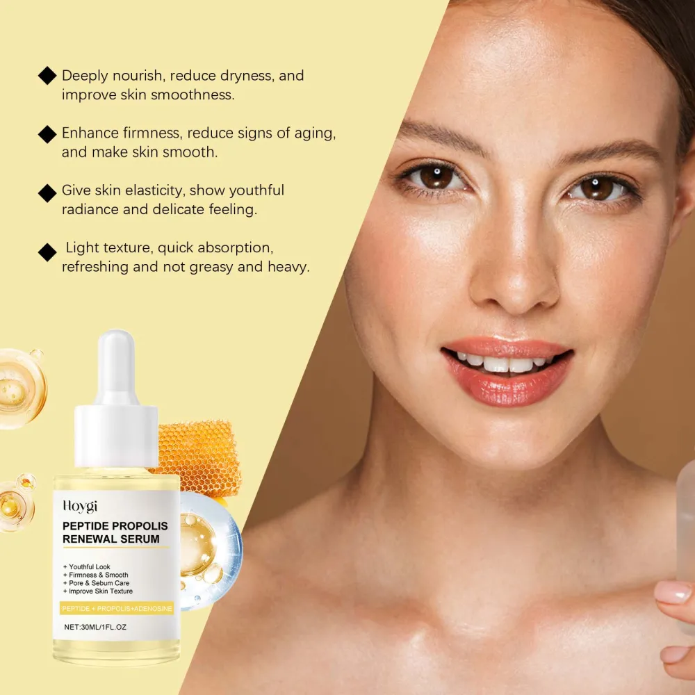 Hoygi Facial Moisturizing Essence – Gentle, long-lasting hydration, fades fine lines.