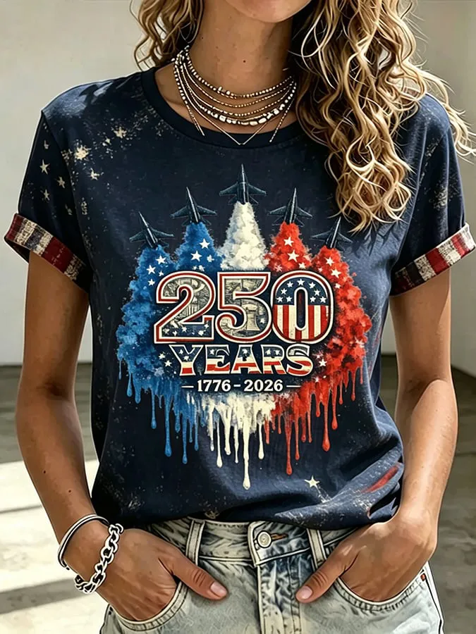 Women's Casual 250th Anniversary of the U.S. T-Shirt
