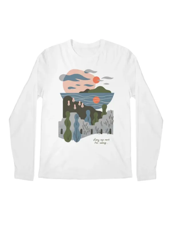 Abstract Landscape Graphic T-Shirt