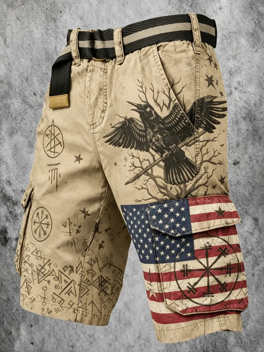 Men's 250th Anniversary Celebration Retro Work Shorts