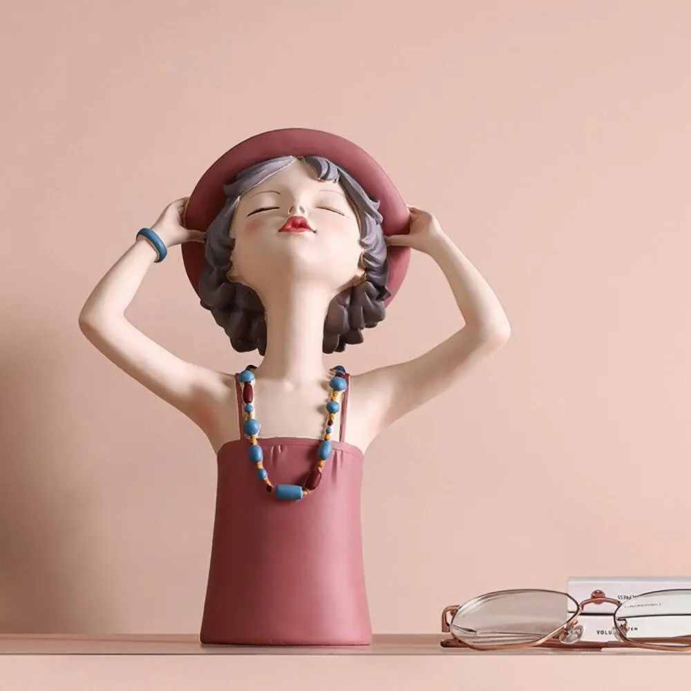 Girl With Tray Sculpture