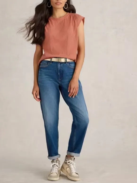 Coral Multi Tee Coral Multi
