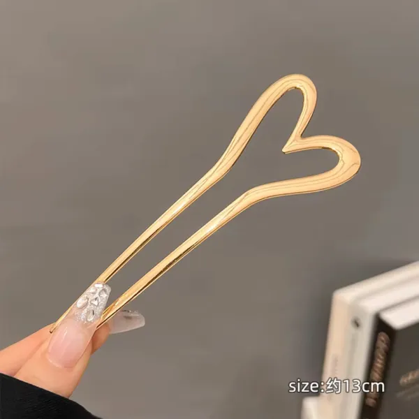 Heart-Shaped Simple And Versatile Hairpin