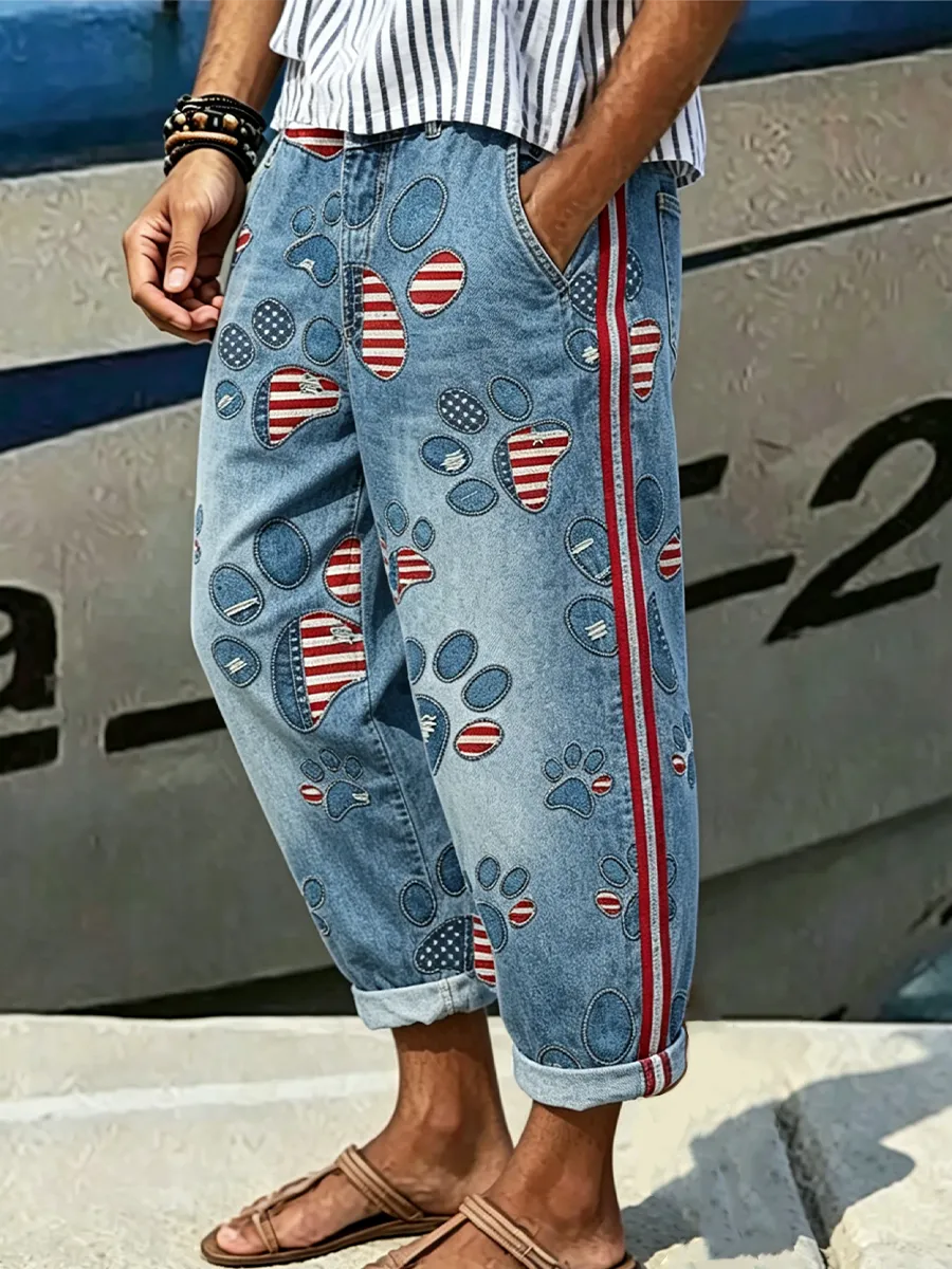 U.S. 250th Anniversary Linen Trousers