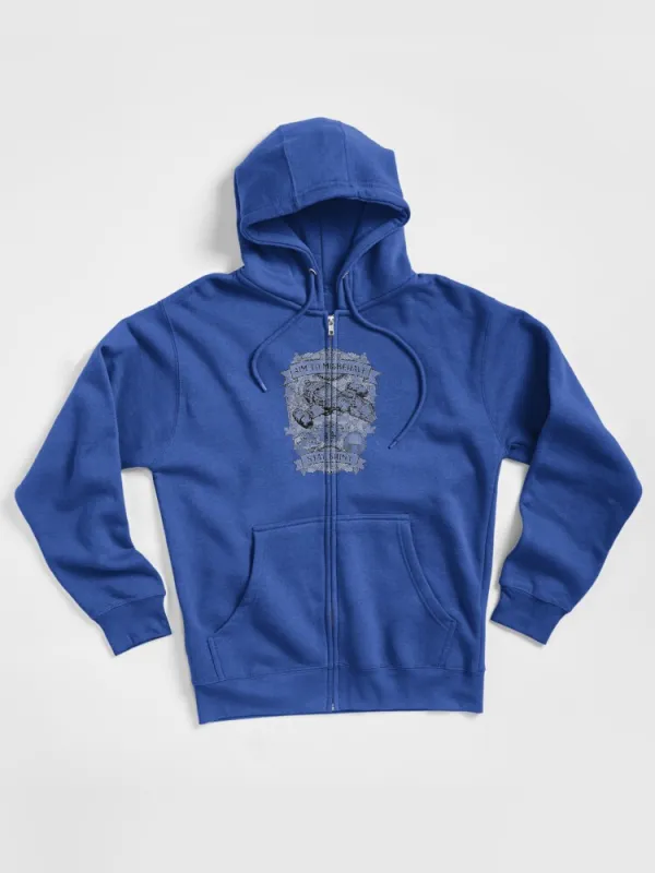 Aim to Misbehave Zipped Hoodie