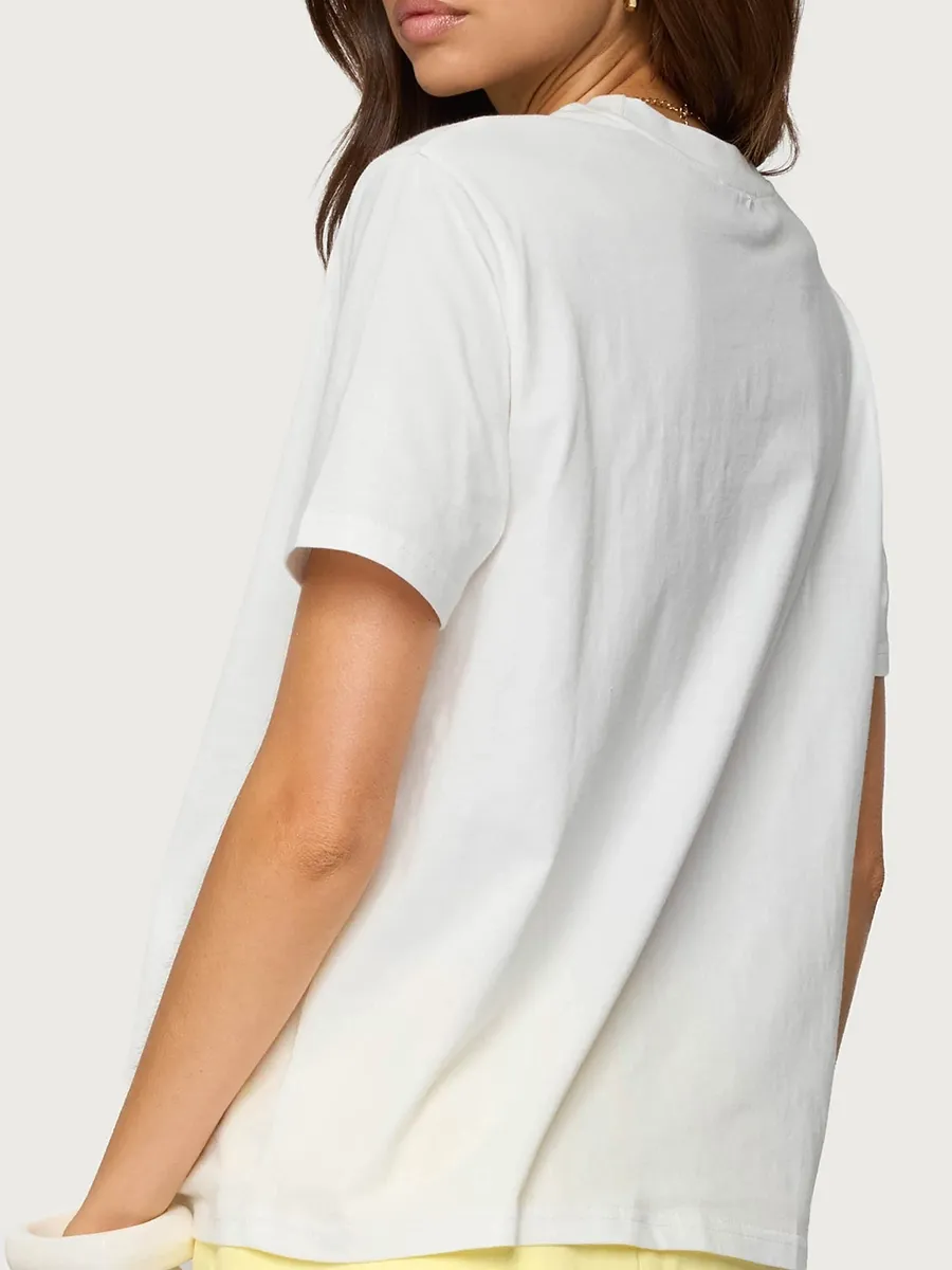 Women's Pure Cotton T-Shirt With Fruit Prints