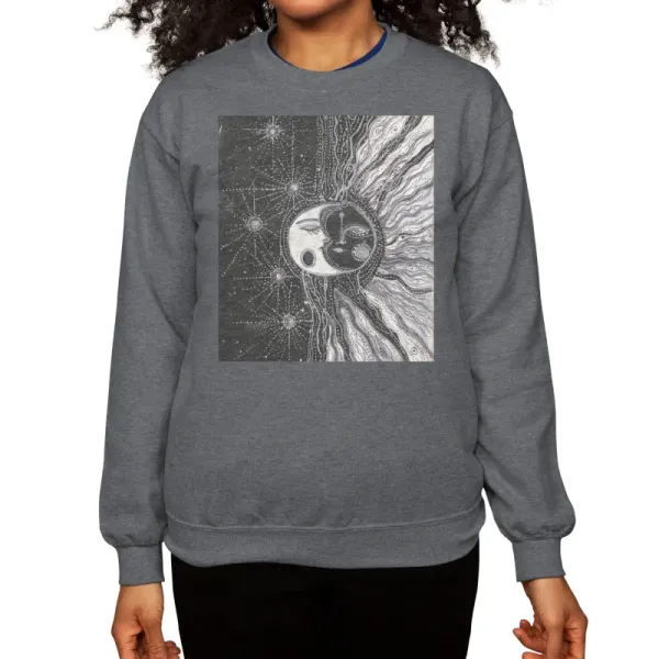 Yin/Yang Dark GerySweatshirt