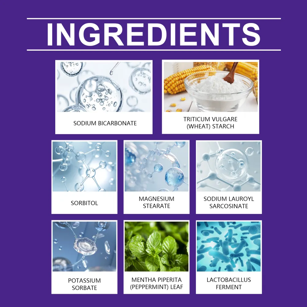 Fresh breath toothpaste tablets