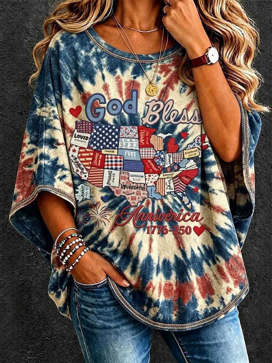 Women'S  Vintage 250 Years Faith Print Top