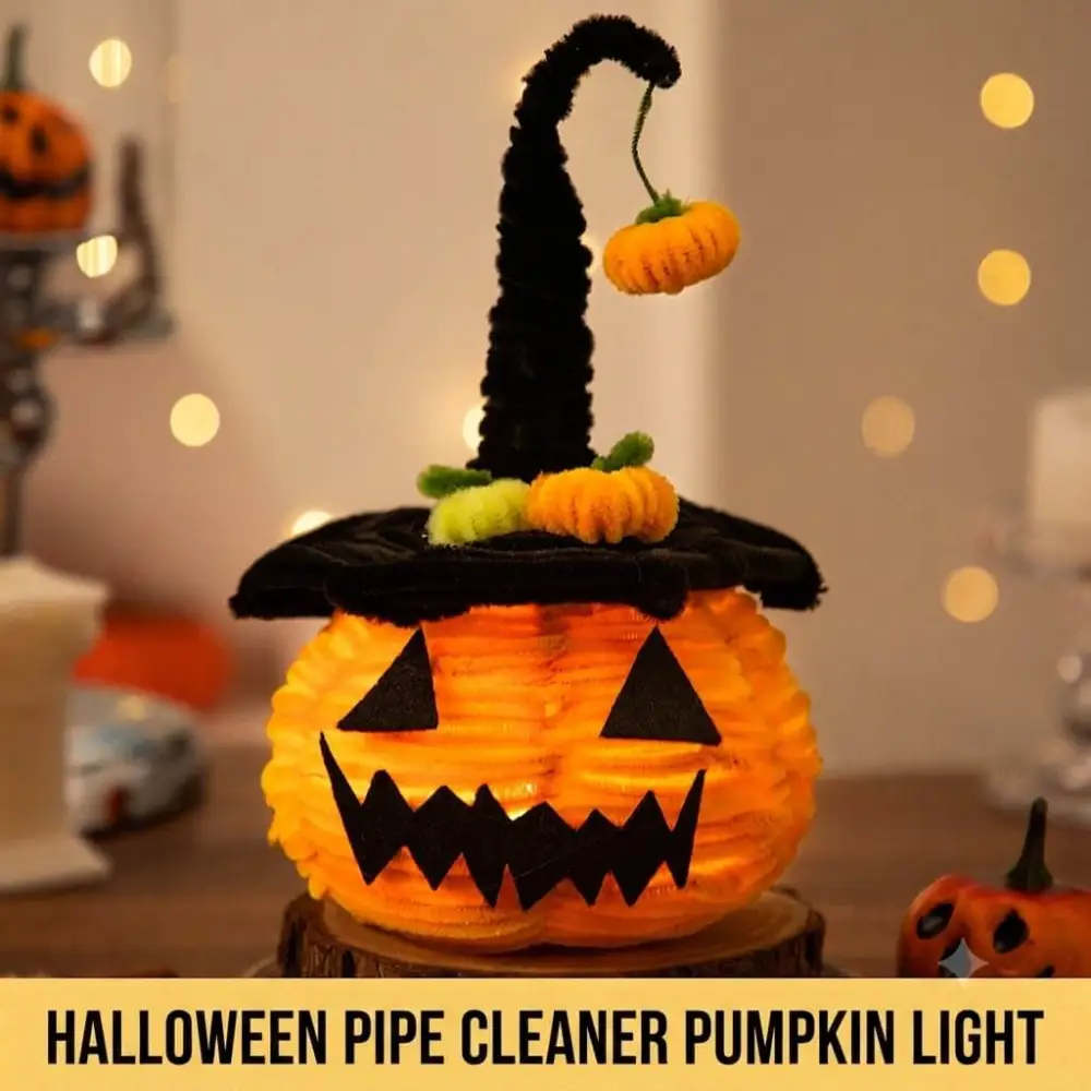 Halloween Handheld Piper Stick Glowing Pumpkin Lantern