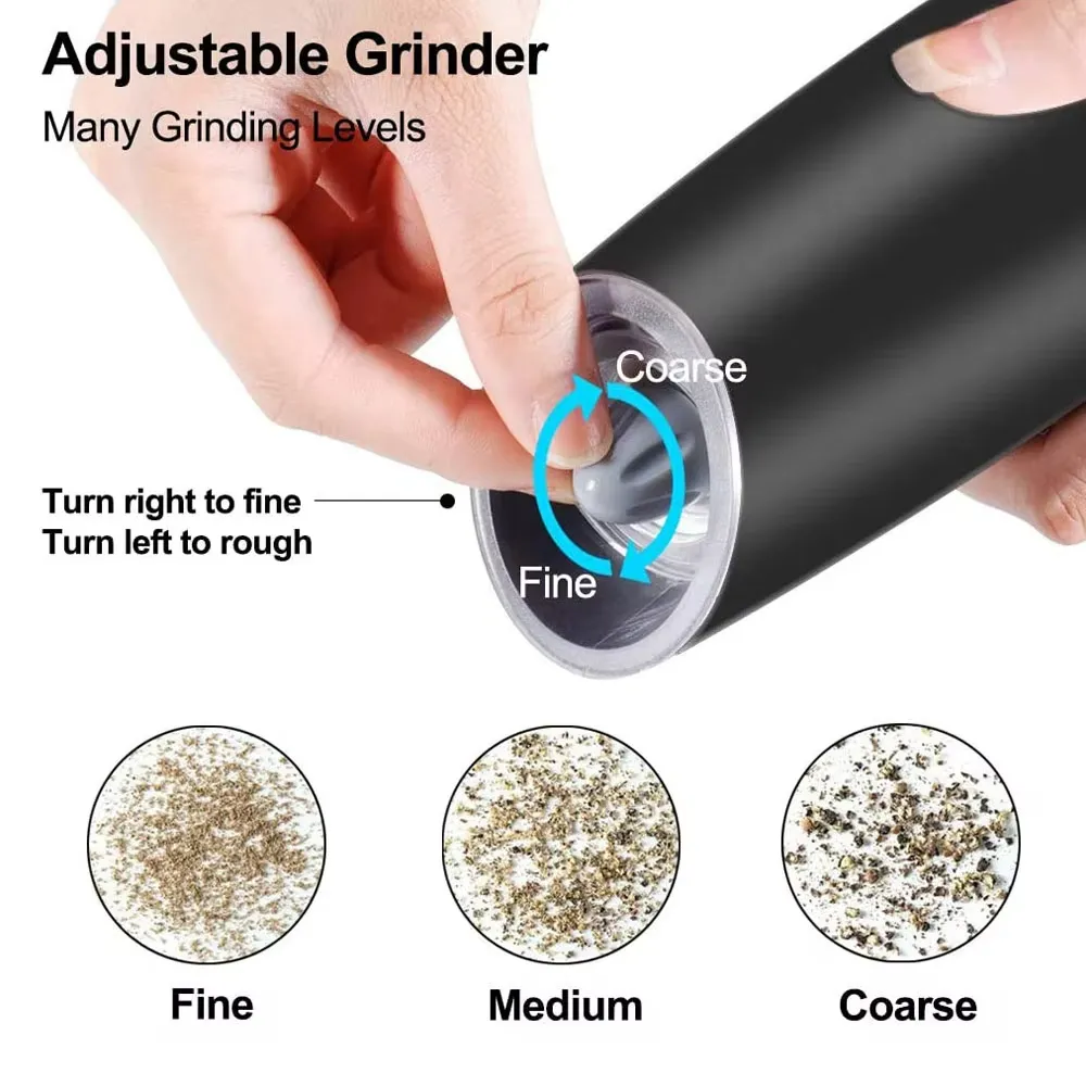 Electric Pepper Adjustable Grinder