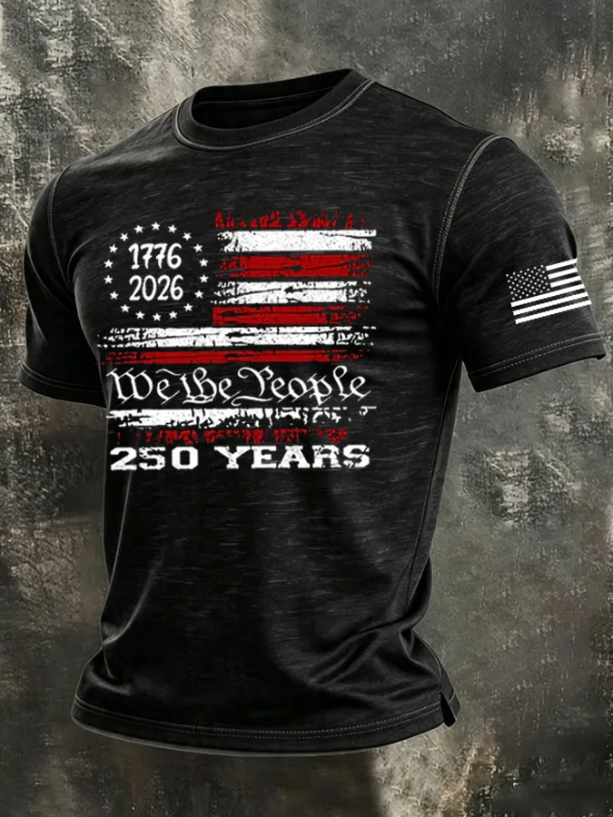 Men'S American Independence Day Casual T-Shirt