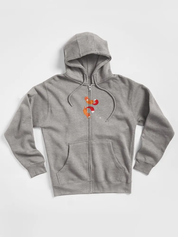 Space Foxes Zipped Hoodie