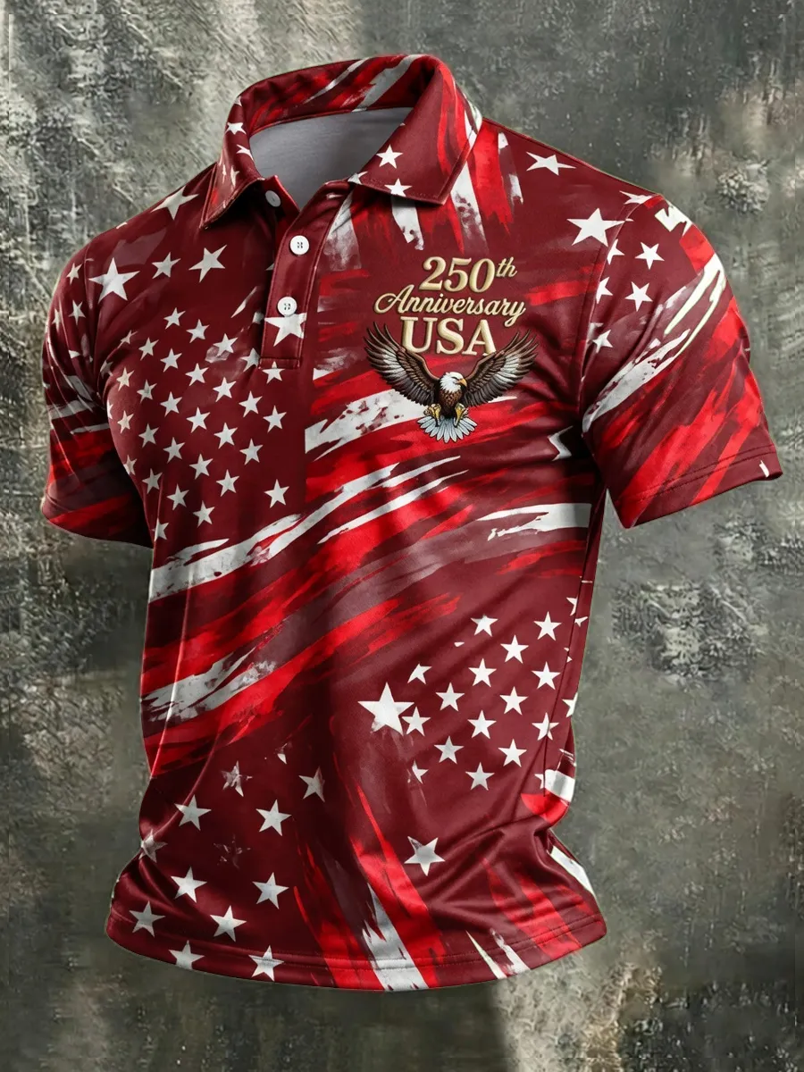 Men's 250th Anniversary Print Business Top