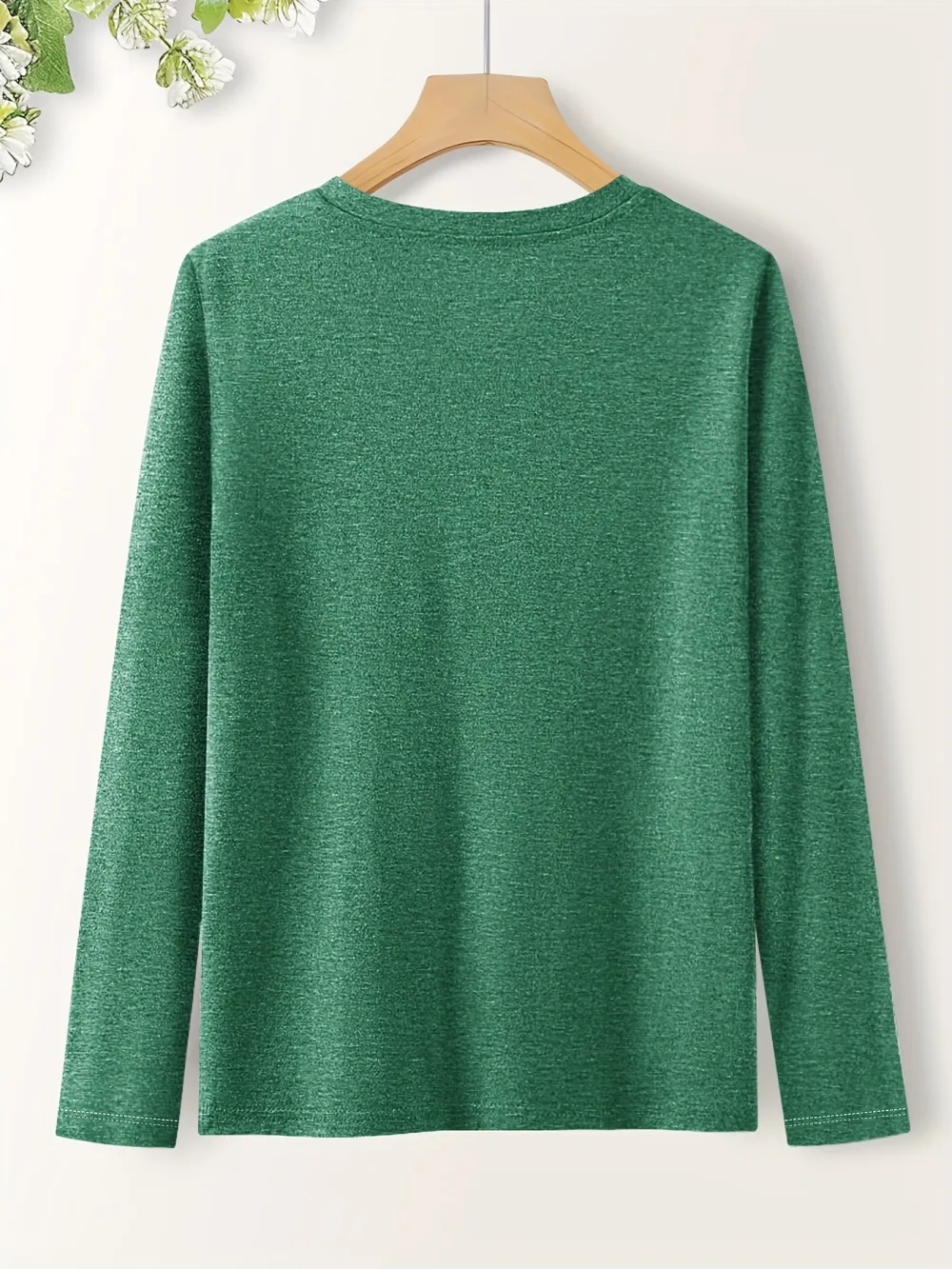 Small Birds On Branches Print Long Sleeve T-shirt