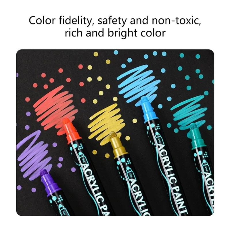 Dual-Head Acrylic Marker