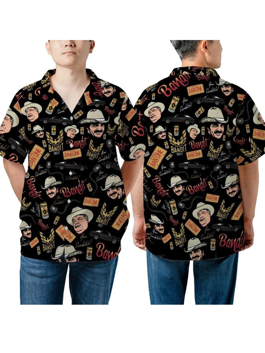 💥LAST DAY SALE 50% OFF💥Sm0key and The Bandit Hawaiian Shirt