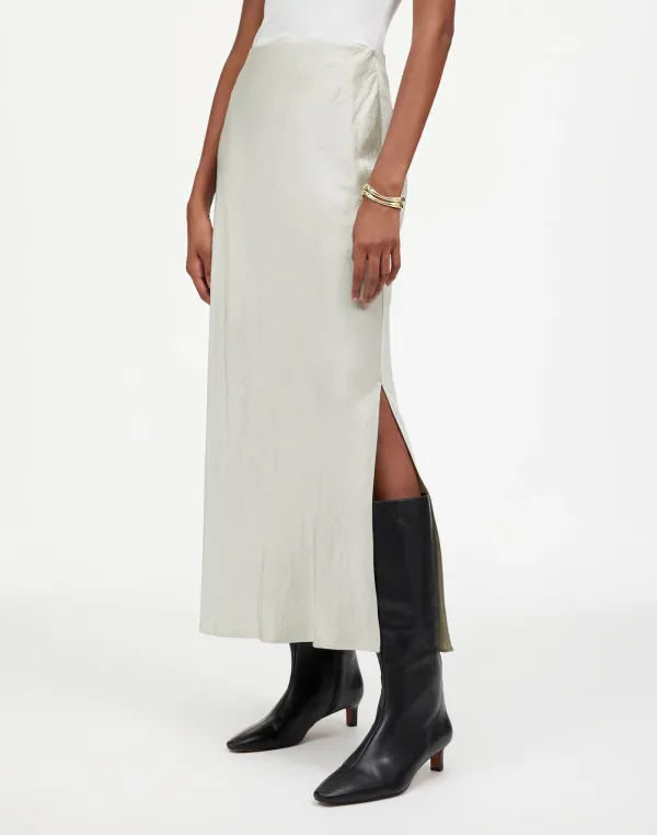 Satin Maxi Slip Skirts