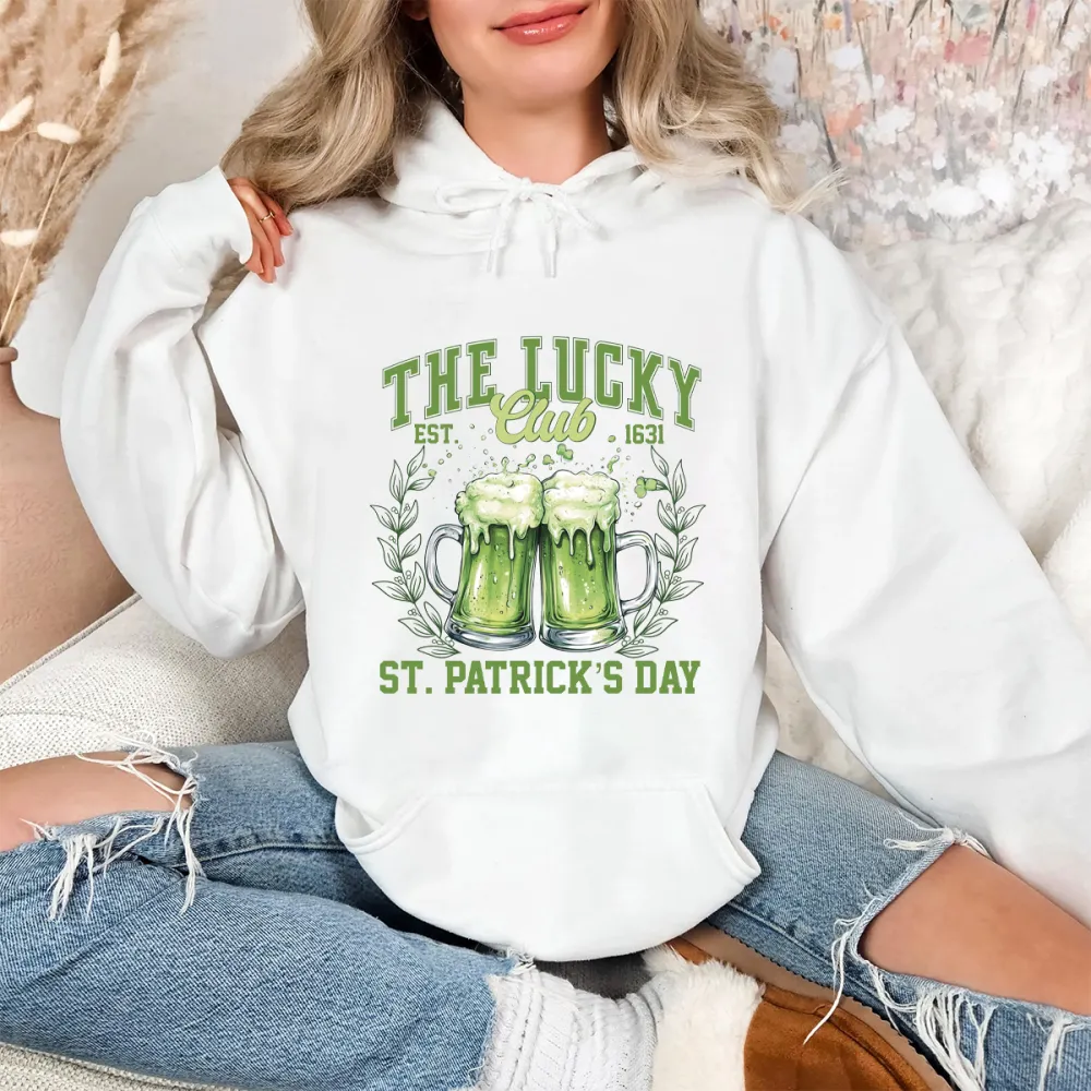 The Lucky Printed Long Sleeve Sweatshirts