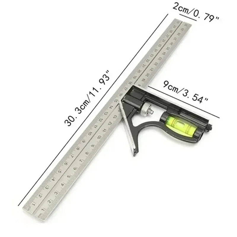 Multifunctional Square Angle Ruler