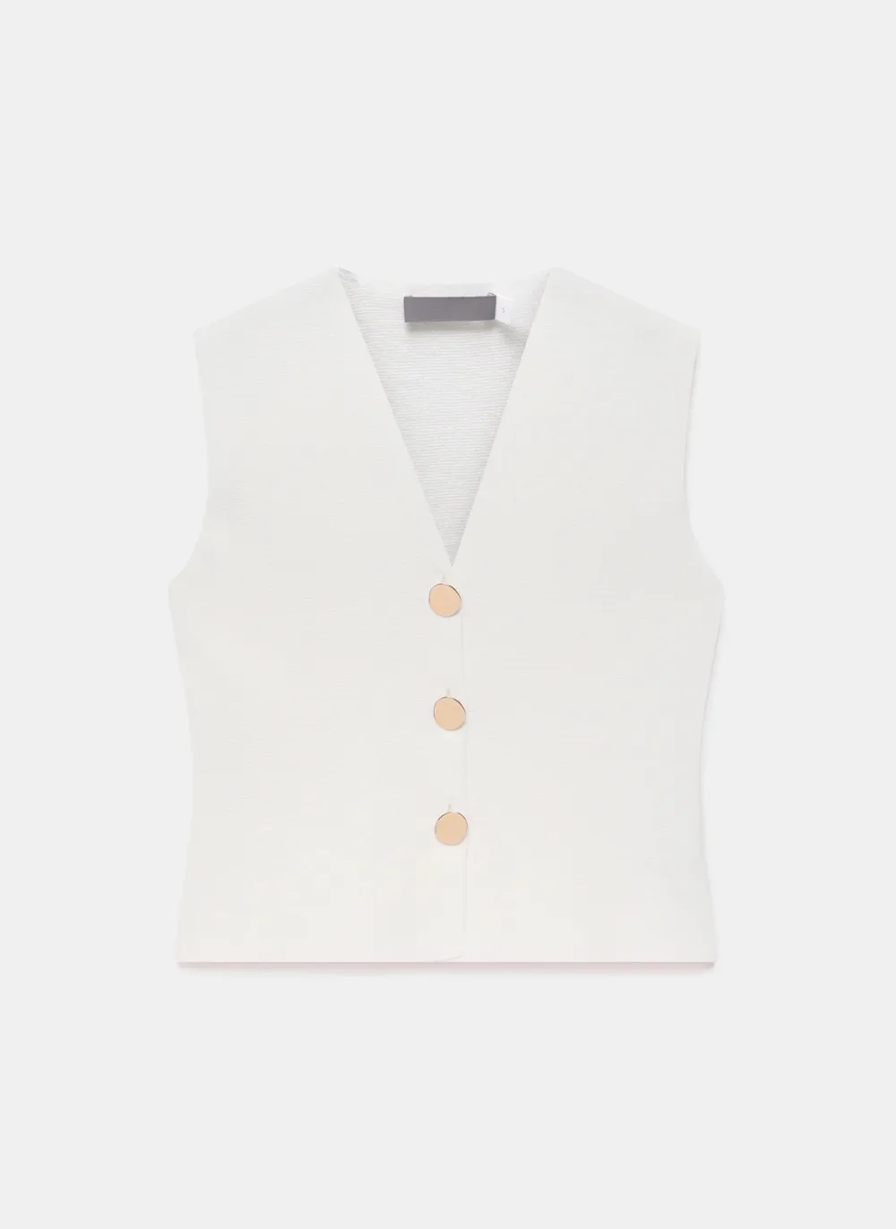 Casual Style V-neckline Knit Waistcoat