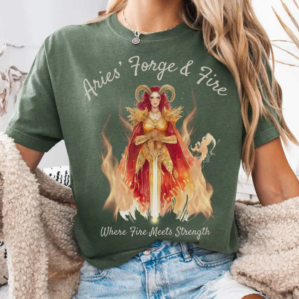 Aries' Forge & Fire Zodiac Shirt