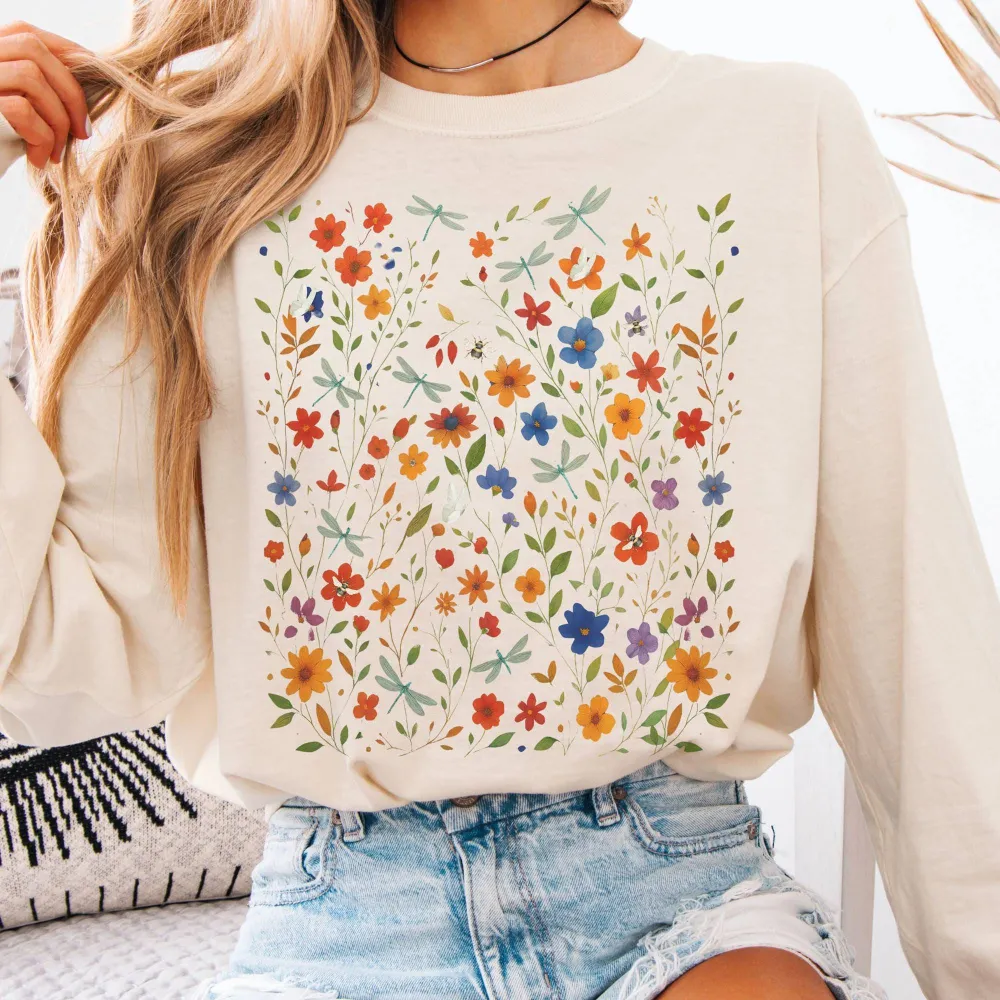 Wildflowers Long Sleeve Shirt
