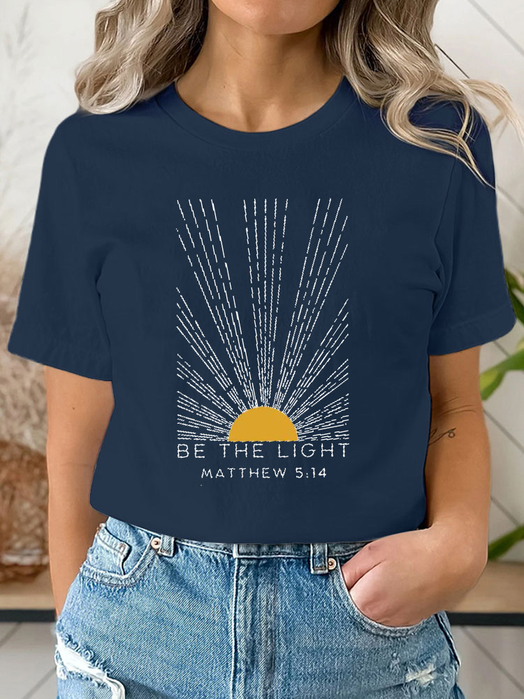 Be The Light Matthew Shirt, Inspirational T-Shirt, Christian Outfit, Faith Tee