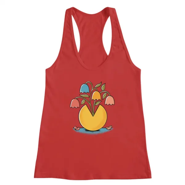 Retro Arcade Flowers Tank