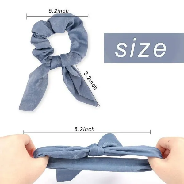 Ladies' Solid Color Elastic Hair Band With Rabbit Ears